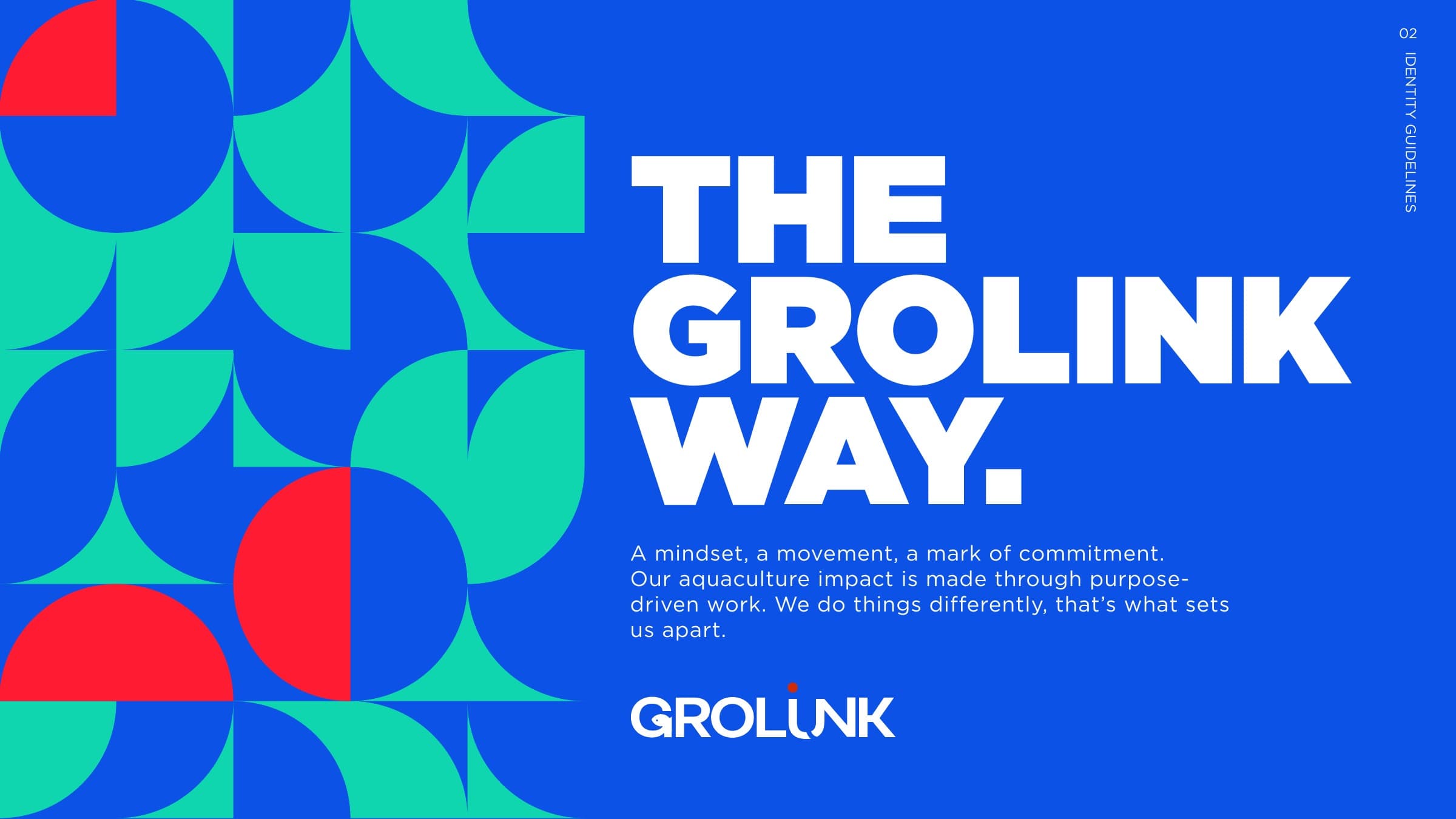 The Grolink Way: brand mindset and purpose statement