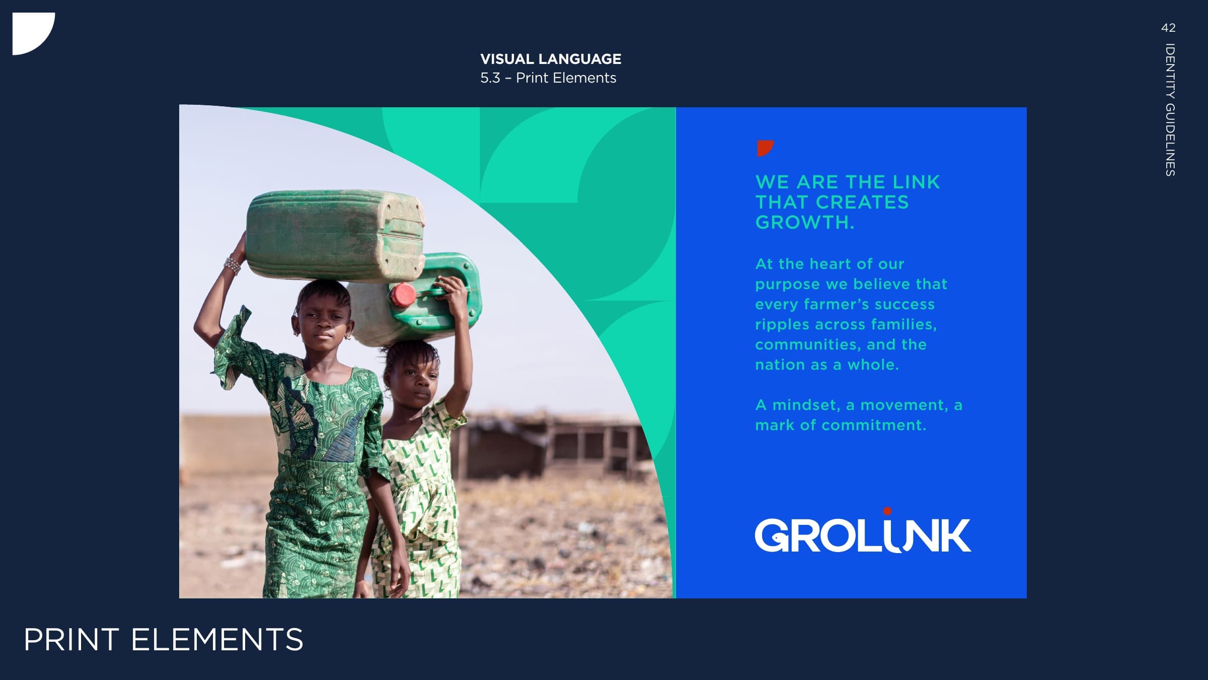 Grolink Identity Guidelines page 42