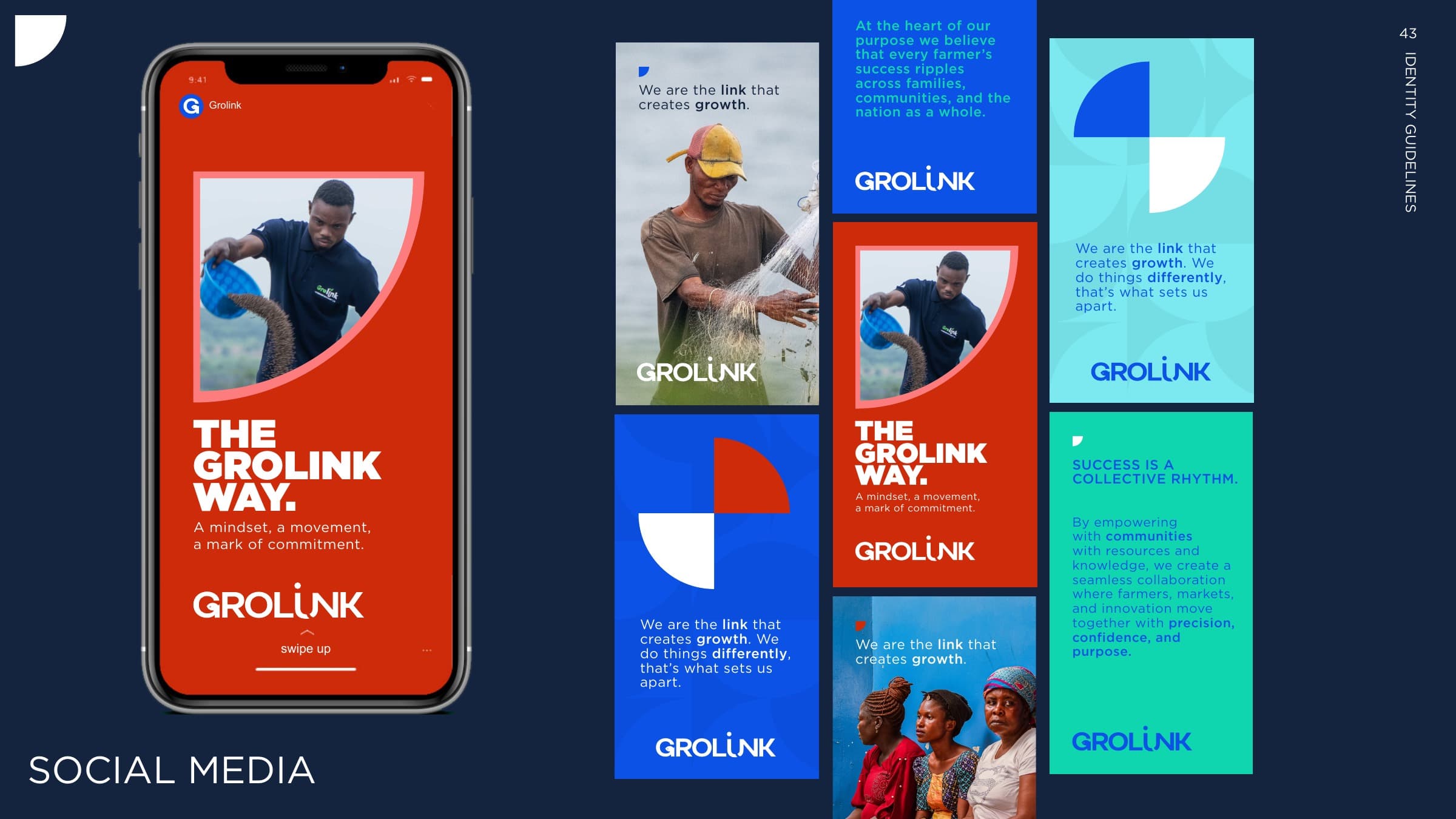 Grolink Identity Guidelines page 43