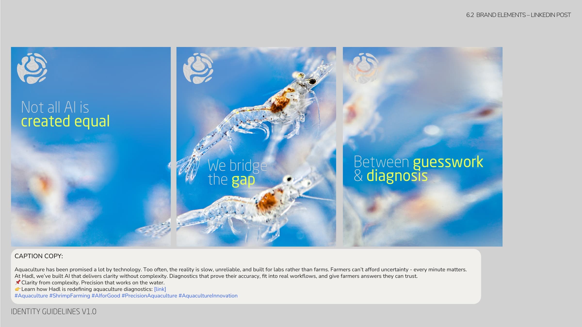 LinkedIn post: aquaculture AI diagnostics