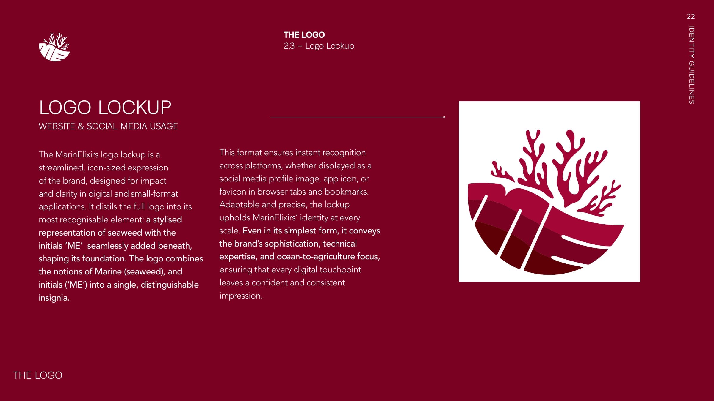 Logo lockup for digital & social