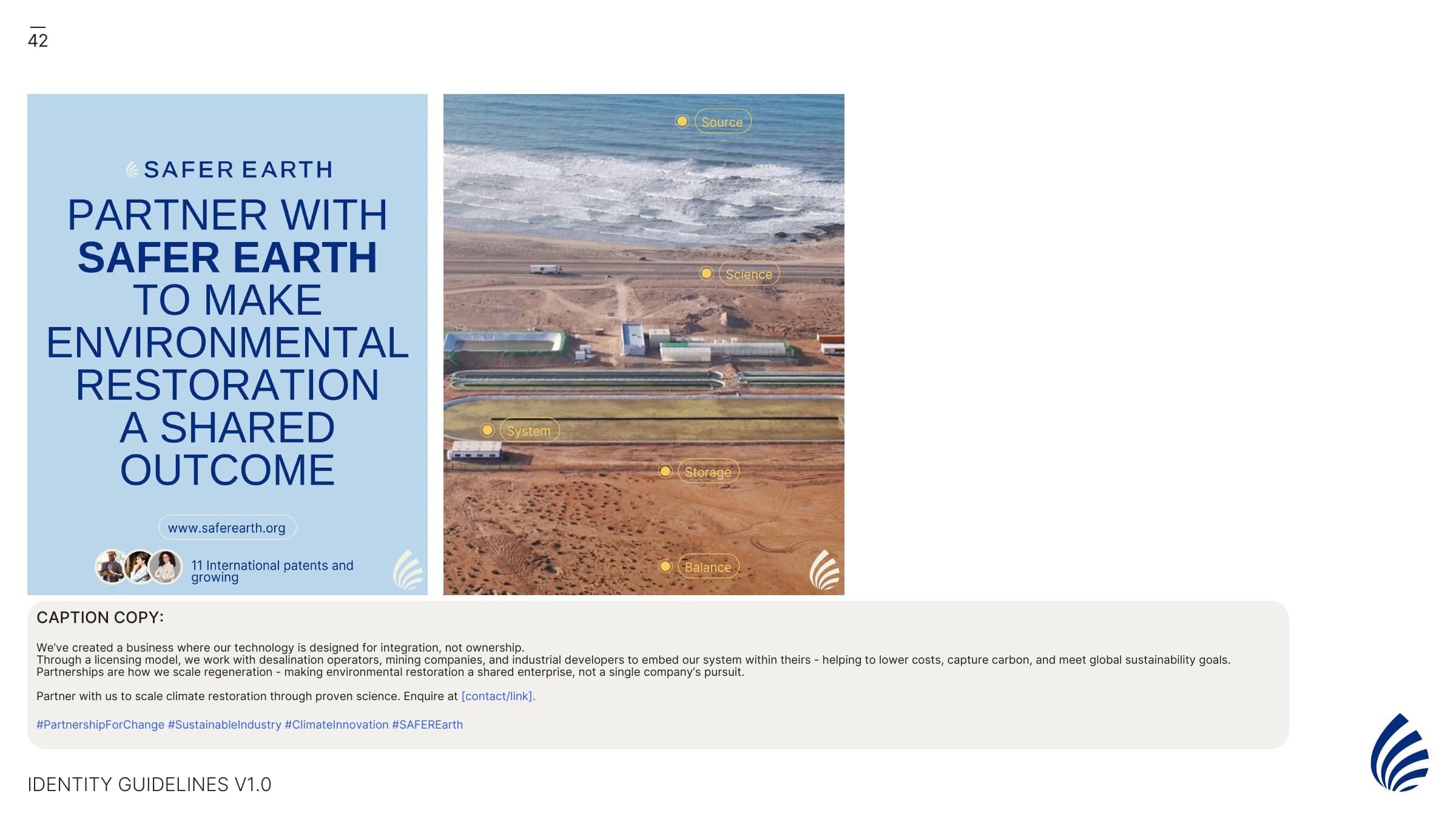 Instagram series: partnership model and the pilot facility