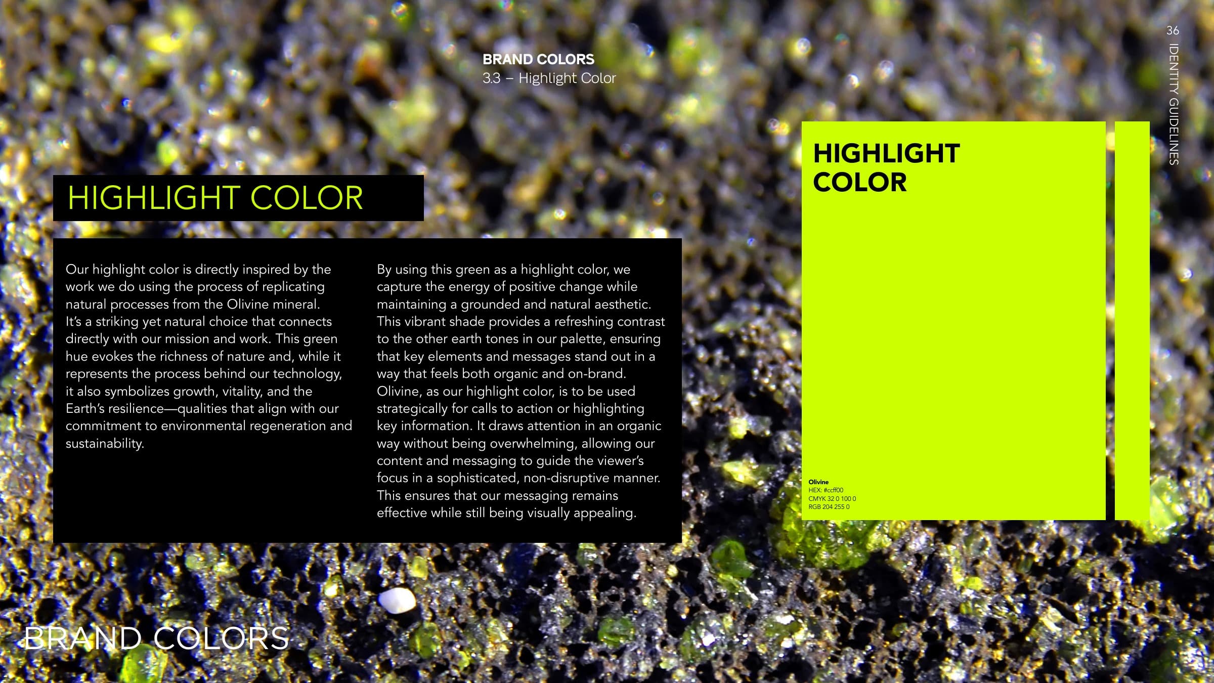 Identity guidelines page 36
