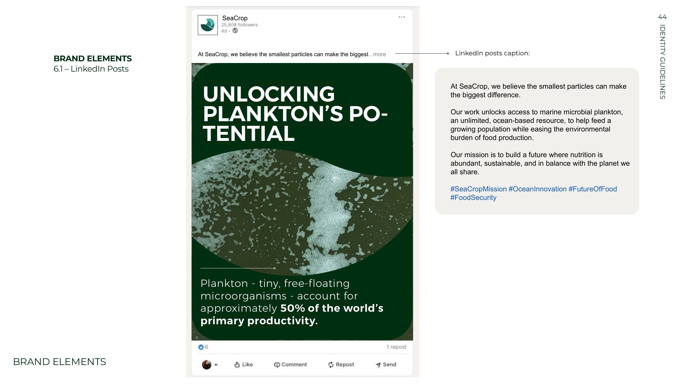LinkedIn post: unlocking plankton's potential
