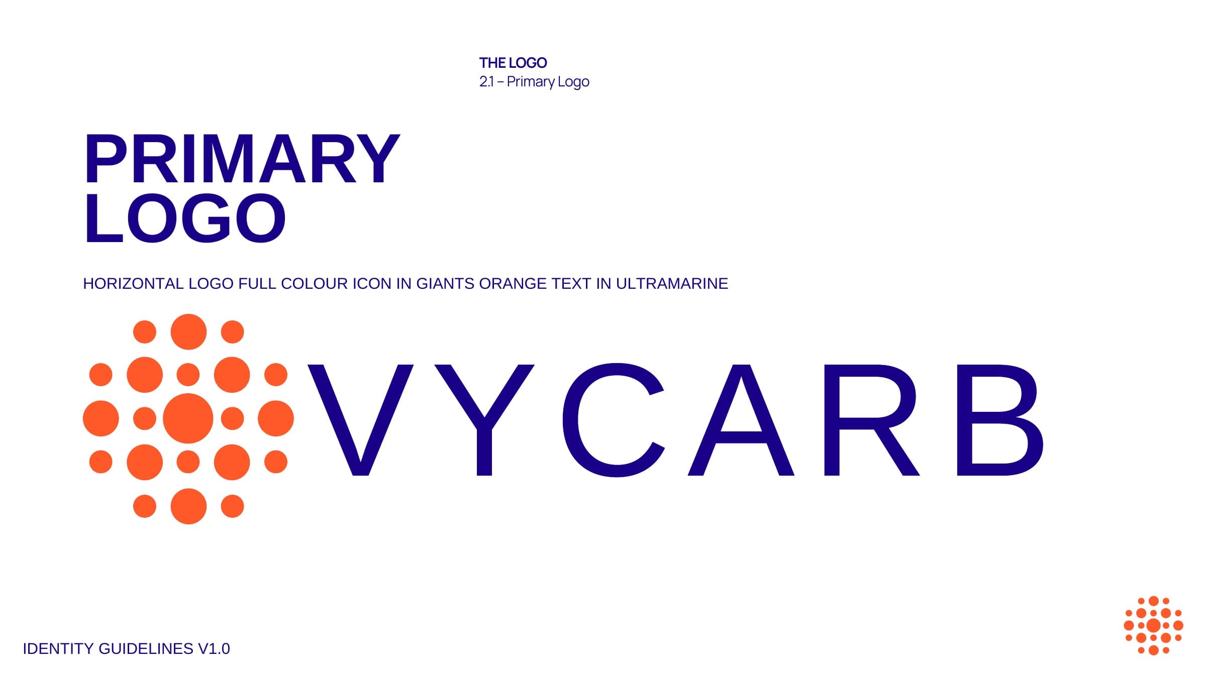 Primary logo, full colour